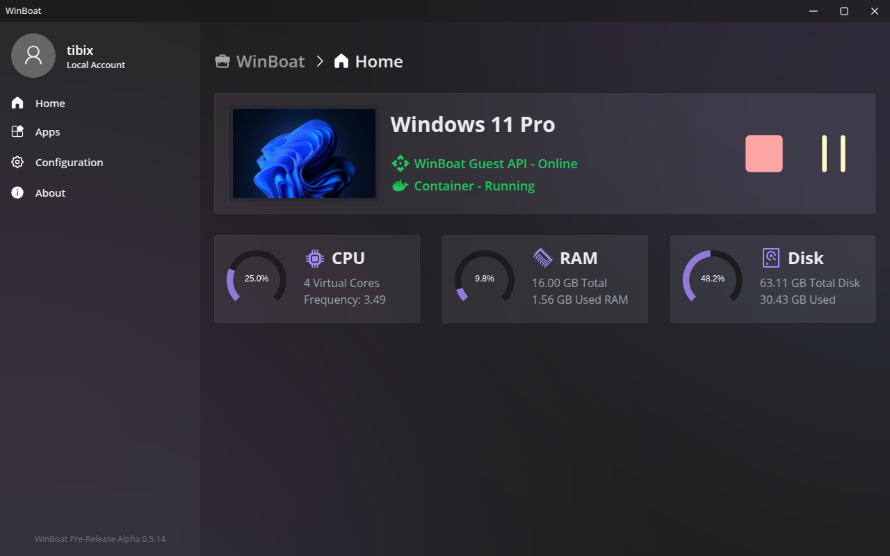 Dashboard Feature