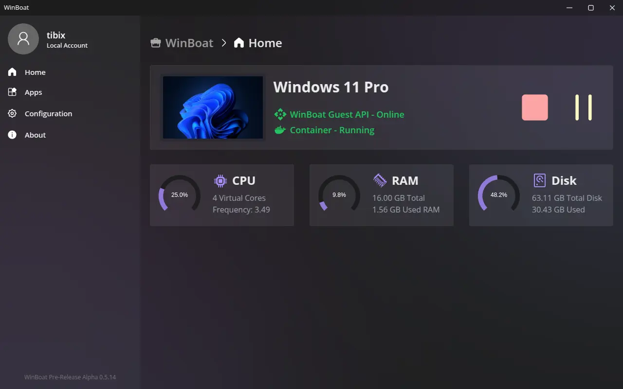 Dashboard Feature