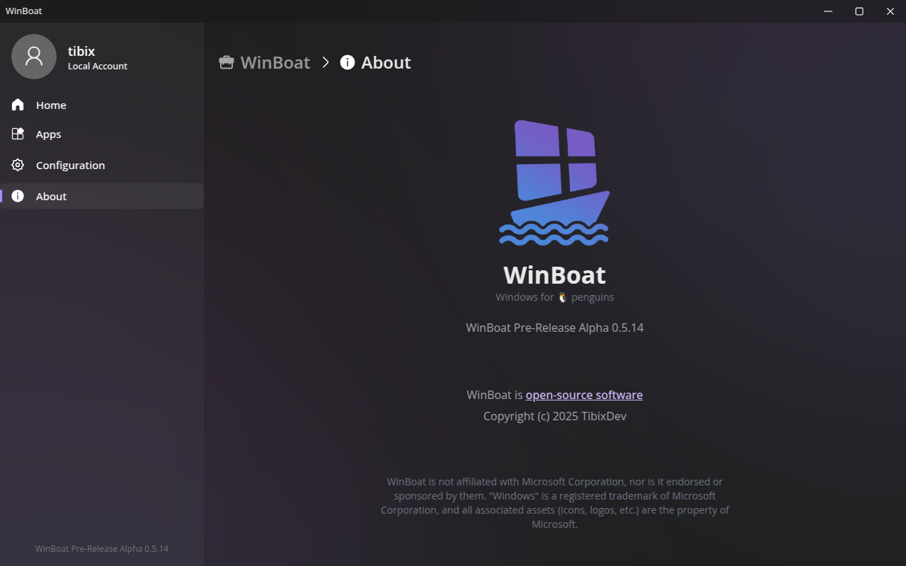 Additional WinBoat Features